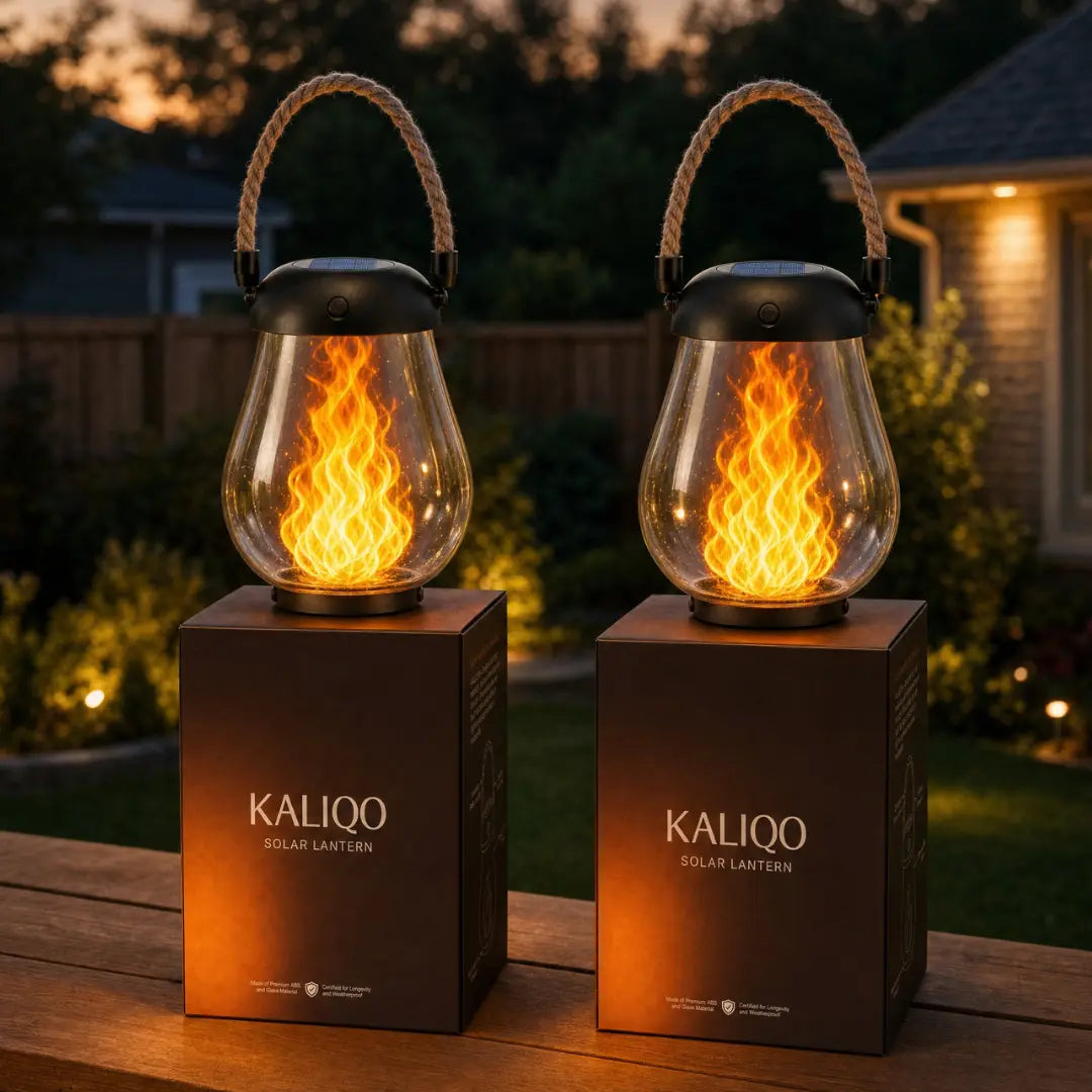 ⏰ LAST 3 HOURS – Solar Lantern Flame Effect
