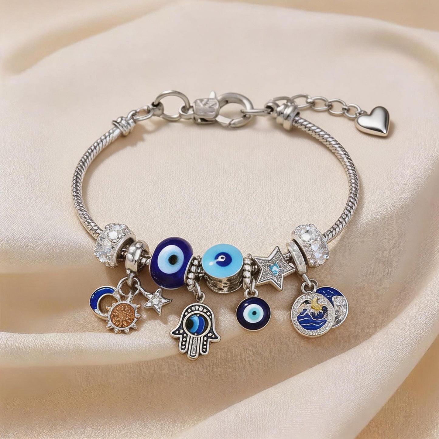 ✨Today's Special Offer 49% OFF🎉 - ✨Women's Starry Sky Bracelet | Moon, Hamsa Hand, Evil Eye, and Tree of Life
