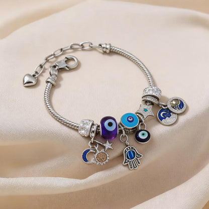 ✨Today's Special Offer 49% OFF🎉 - ✨Women's Starry Sky Bracelet | Moon, Hamsa Hand, Evil Eye, and Tree of Life