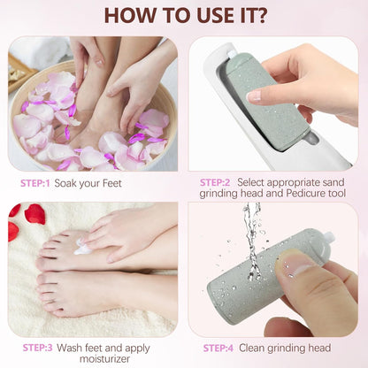 ✨Today's Special Offer 49% OFF🎉 -  Cordless Electric Callus and Dead Skin Remover for Feet