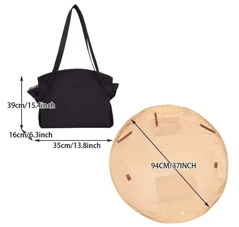 🔥Limited Time Discount 48% Off🔥 - 2-in-1 Convertible Picnic Mat Tote Bag