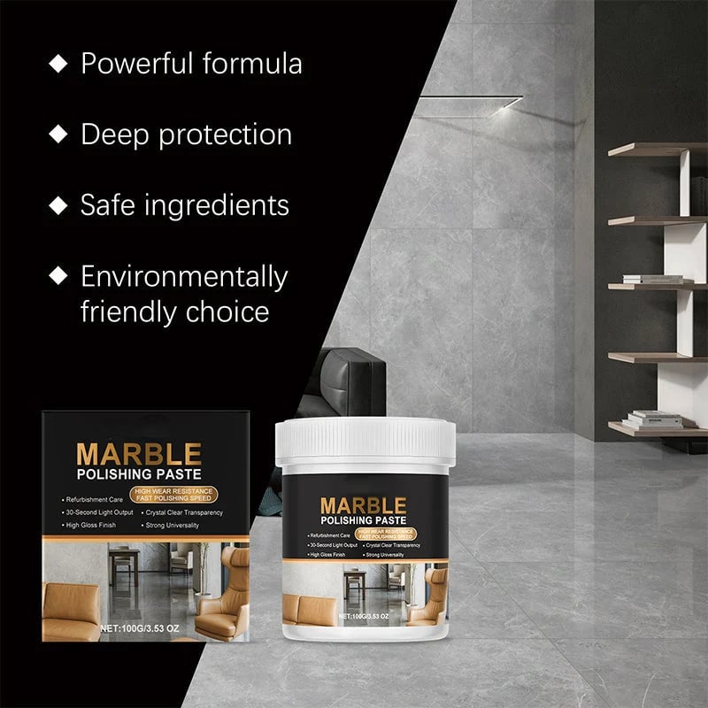 💎 Marble Polishing & Restoration Paste – Bring Back the Shine Before You Replace