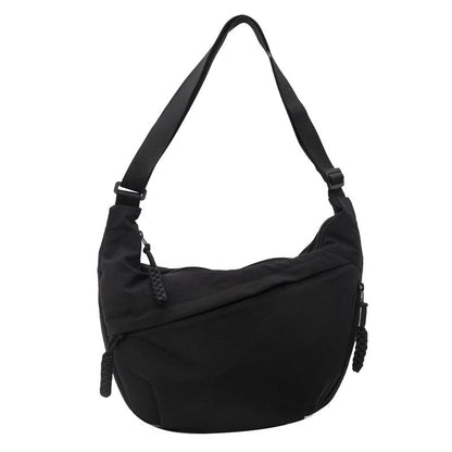 ⏰Designer Direct Sales👜Women's Fashion Plain Color Nylon Crossbody Hobo Bag