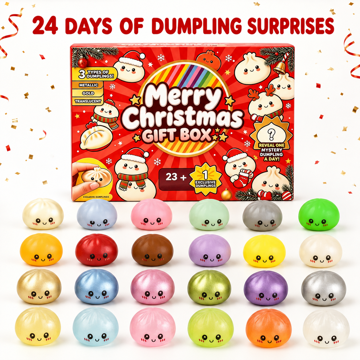 ✨ 24-Day Squishy Christmas Advent Calendar