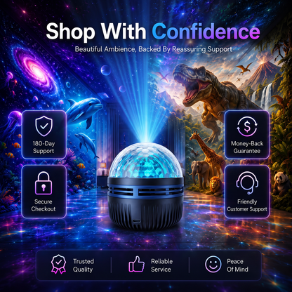 🔥Last Day 50% OFF🎁 - 360° Smart Holographic Starry Sky Projector (HD Smart Dynamic 5D)