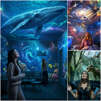 🌌 Immersive 5D Galaxy Ocean Projector – Explore Beyond Your Walls