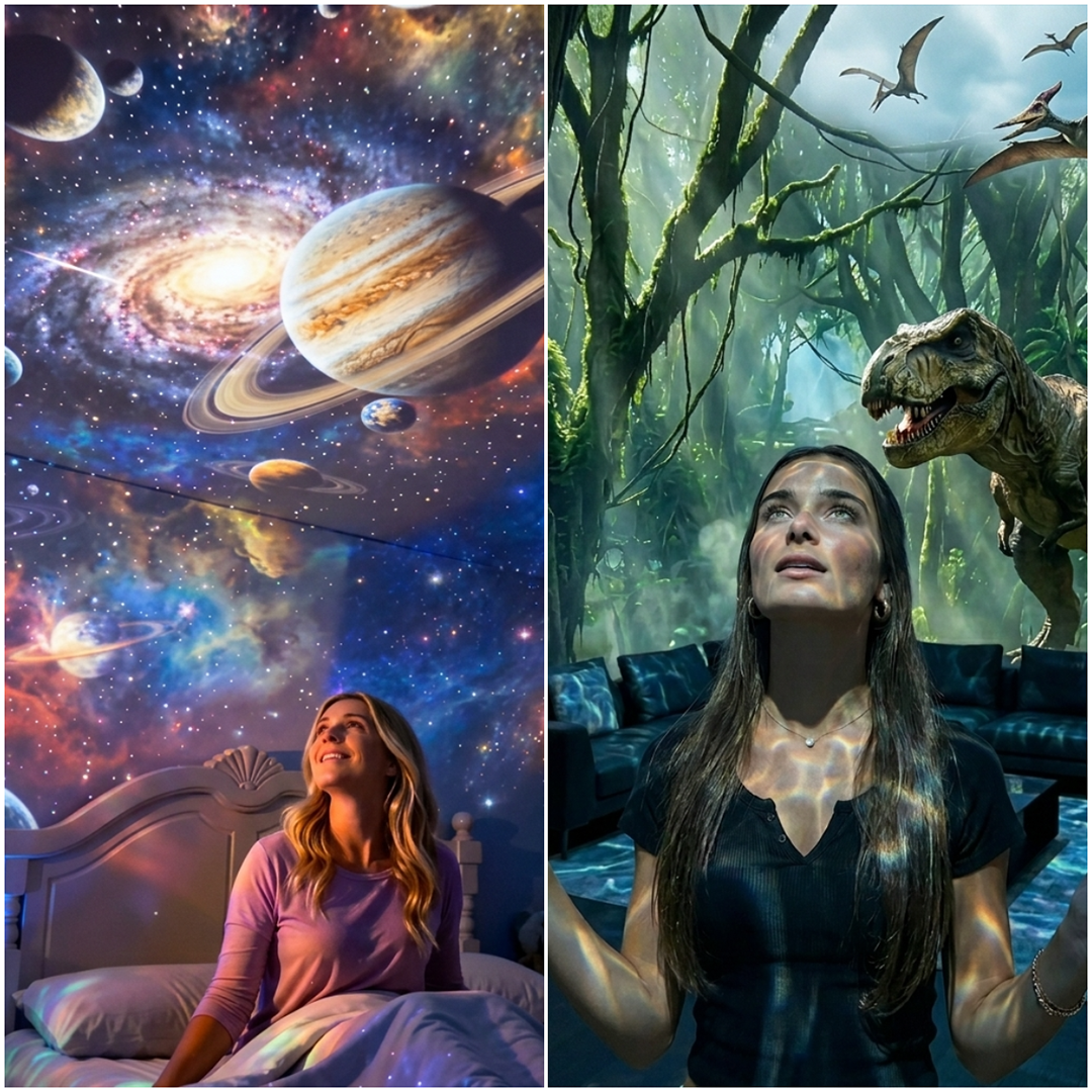 🌌 Immersive 5D Galaxy Ocean Projector – Explore Beyond Your Walls