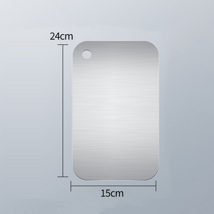 🔥🔥⚡Limited Time Flash Sale 49% Off - Stainless Steel Chopping Board, Non-slip Kitchen Chopping Board