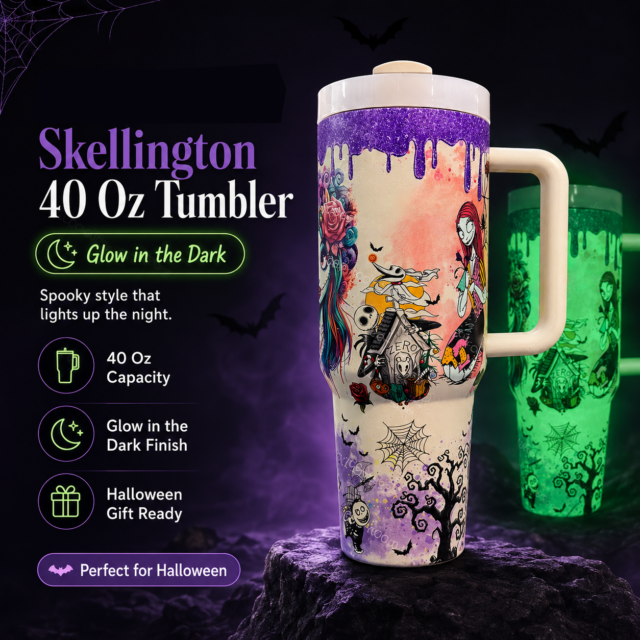 🎃 Halloween Special edition skeleton Tumbler