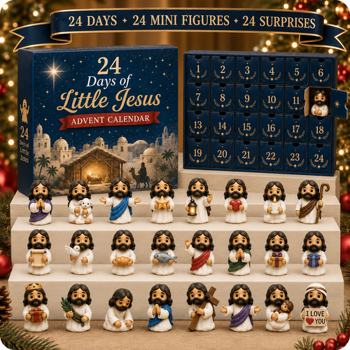 ✝️24 Days of Little Jesus Advent Calendar – 24 Unique Faith-Filled Christmas Surprises✨