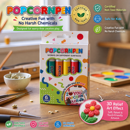 🔥🔥Last Day 50% OFF 🖍️🎁🔮Magic Pen – Draw 3D with one stroke!🎄 DIY Bubble Popcorn Drawing Pens🔥🪄