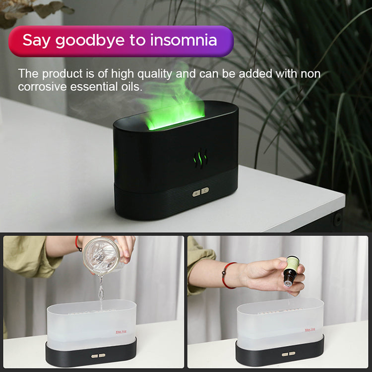 🔥 Limited-Time 50% OFF –🌙Turn Any Room Into a Cozy Retreat with the Flame Aroma Diffuser