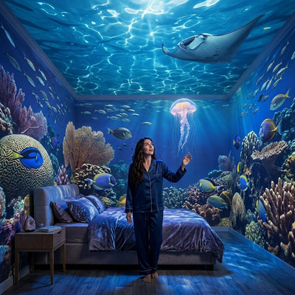 🌌 Immersive 5D Galaxy Ocean Projector – Explore Beyond Your Walls