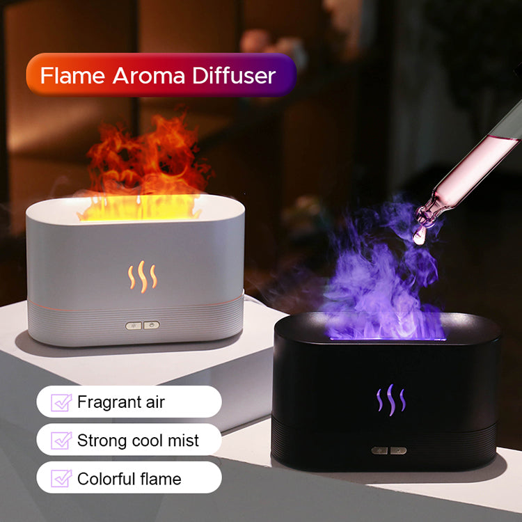 🔥 Limited-Time 50% OFF –🌙Turn Any Room Into a Cozy Retreat with the Flame Aroma Diffuser