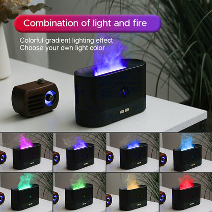 🔥 Limited-Time 50% OFF –🌙Turn Any Room Into a Cozy Retreat with the Flame Aroma Diffuser
