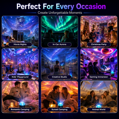 🔥Last Day 50% OFF🎁 - 360° Smart Holographic Starry Sky Projector (HD Smart Dynamic 5D)