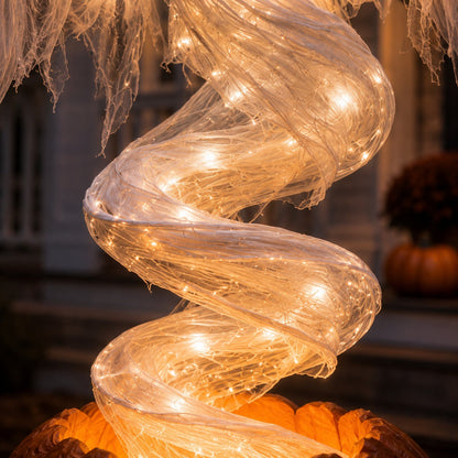 👻Swirling Ghost Pumpkin Yard Lamp🎃