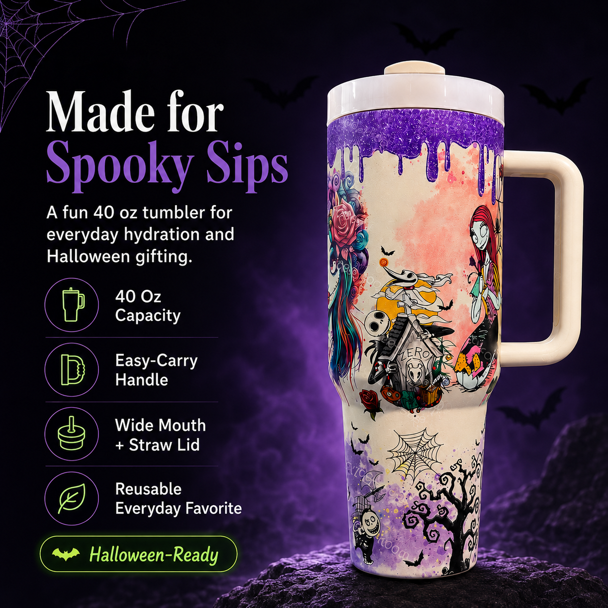 🎃 Halloween Special edition skeleton Tumbler