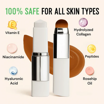 💄 Skin-Matching Foundation Stick – Effortless Coverage for a Natural, No-Makeup Look