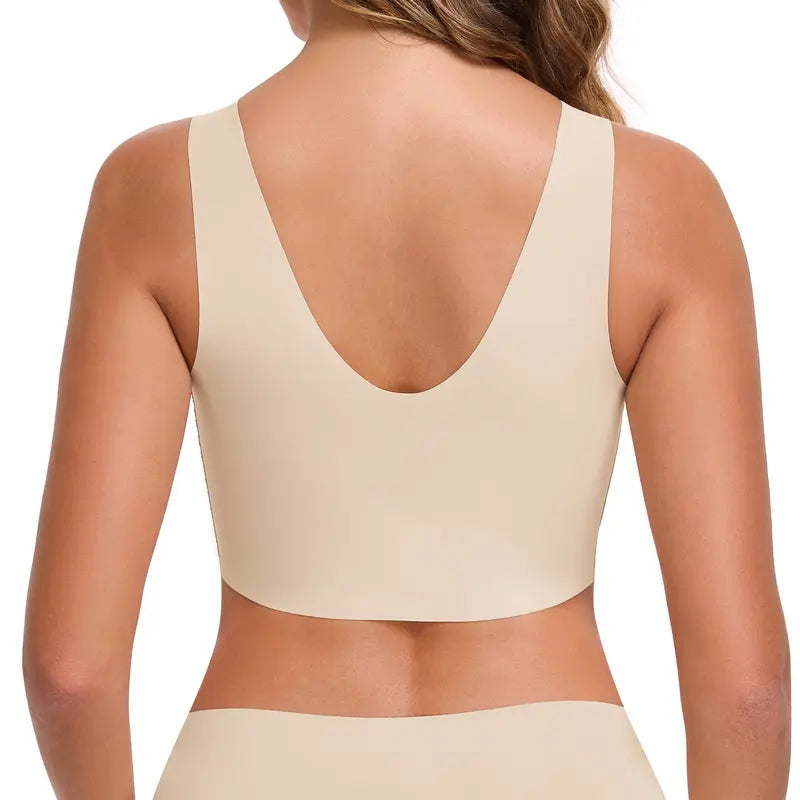 ⏰ LAST 3 HOURS: Seamless Wireless Bralette for Women | Full Coverage Smart Size Everyday Bra