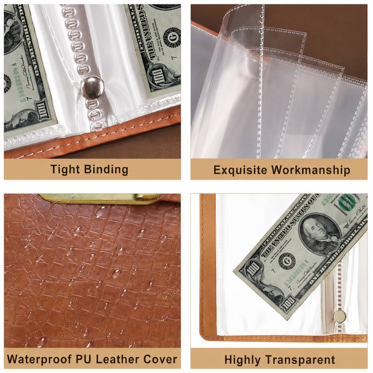 🔥 Limited-Time 50% OFF – 100-Pocket Transparent Currency Collectors Album