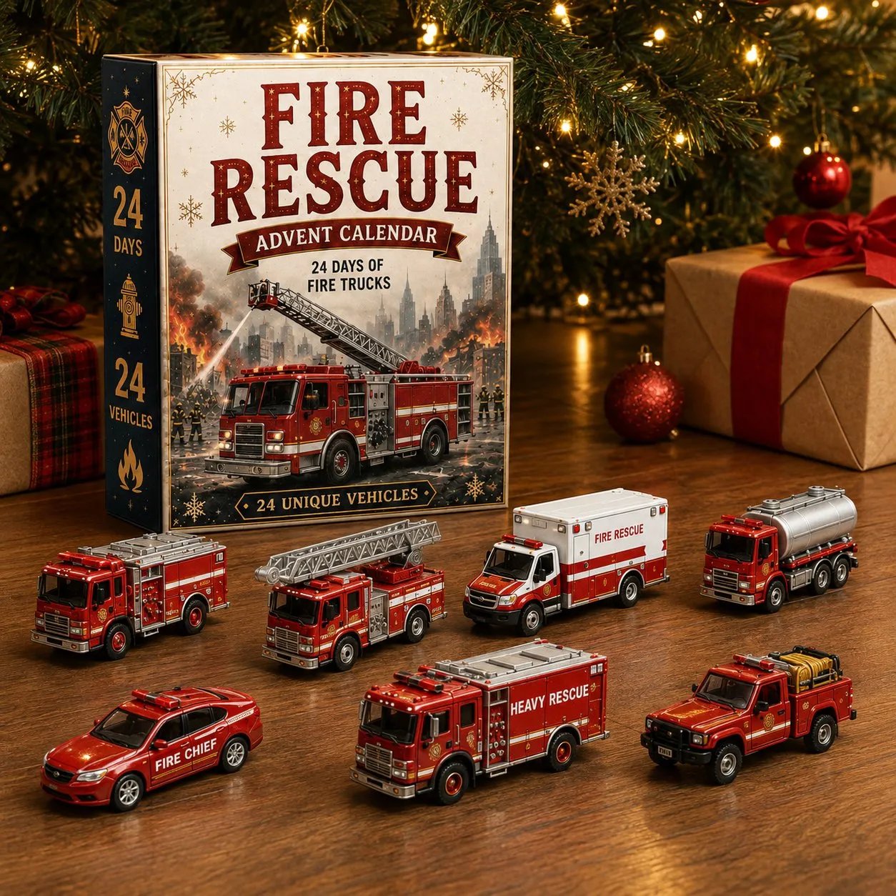 🚜Build the Fleet Collection 24-Day Vehicle Advent Calendar Series