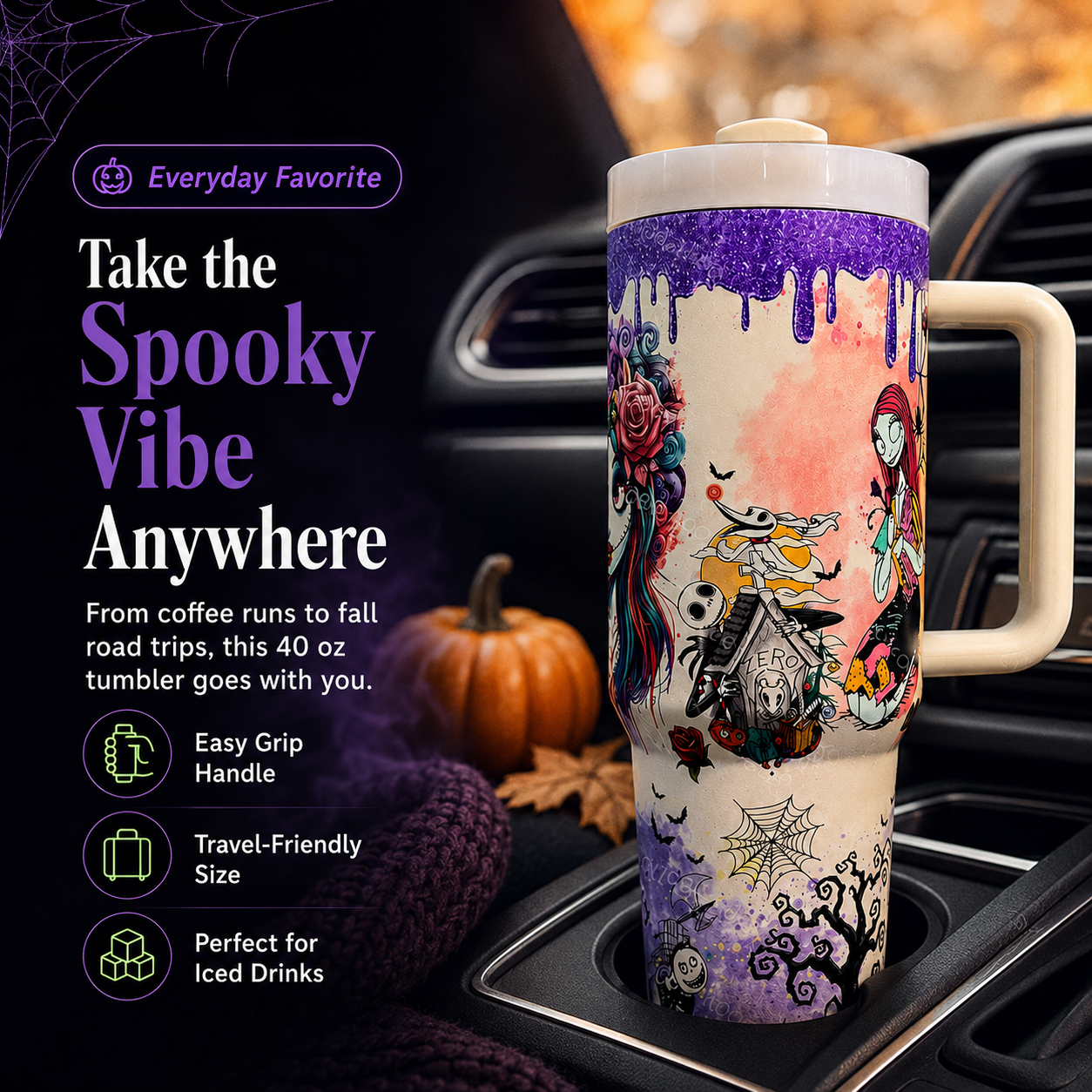 🎃 Halloween Special edition skeleton Tumbler