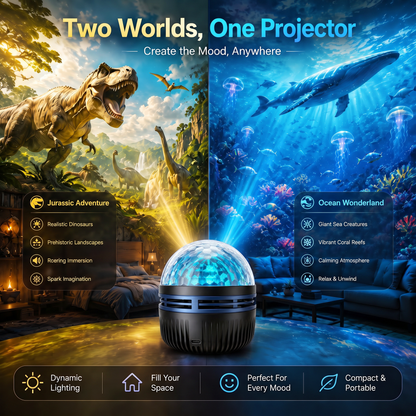🔥Last Day 50% OFF🎁 - 360° Smart Holographic Starry Sky Projector (HD Smart Dynamic 5D)