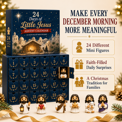 ✝️24 Days of Little Jesus Advent Calendar – 24 Unique Faith-Filled Christmas Surprises✨