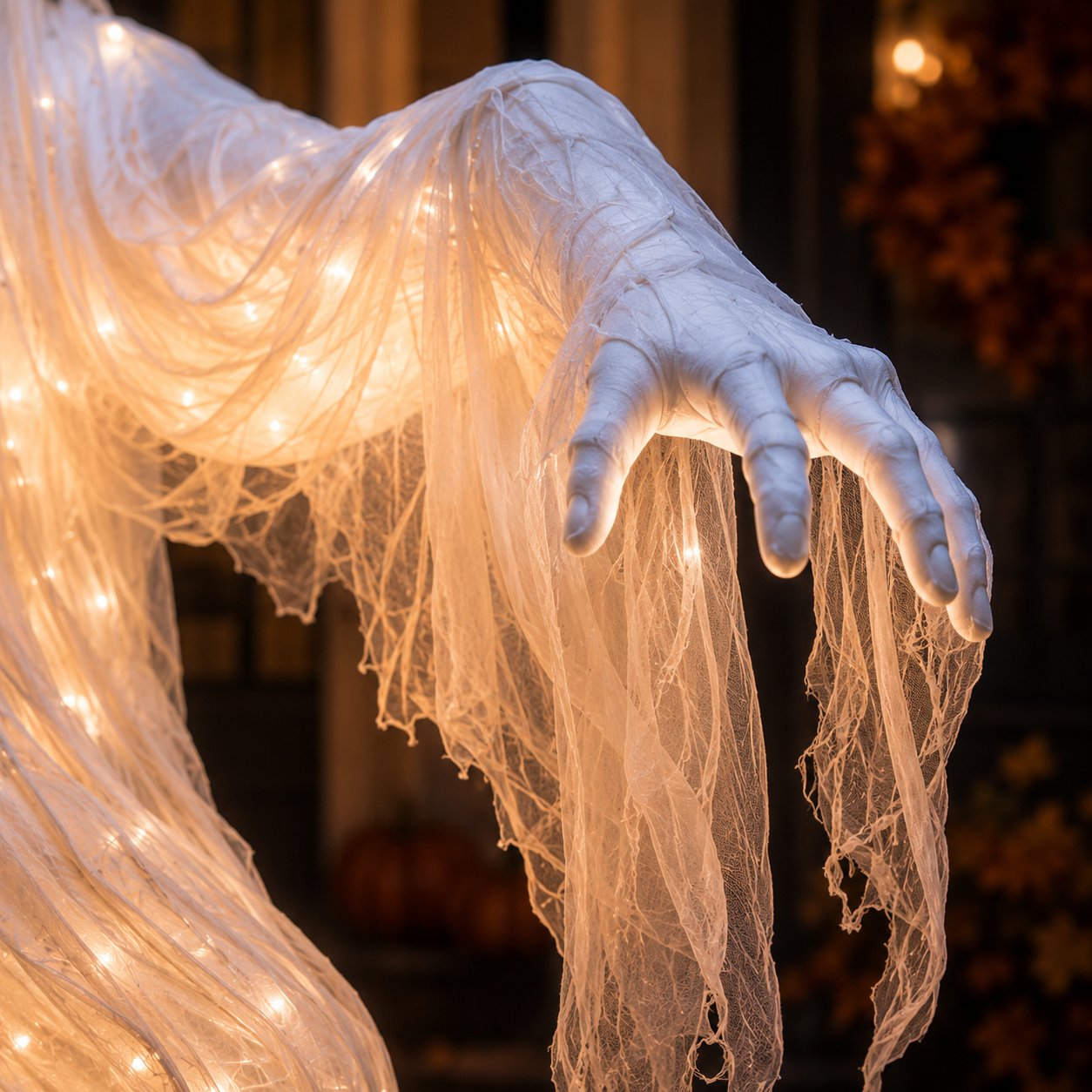 👻Swirling Ghost Pumpkin Yard Lamp🎃