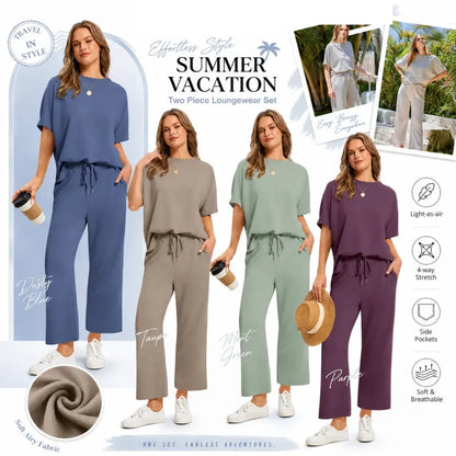 🔥Last Day Discount 60% Off - 🥰Two Piece Sets for Women Summer Outfits