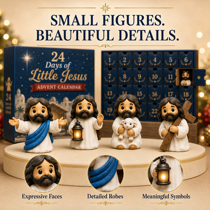 ✝️24 Days of Little Jesus Advent Calendar – 24 Unique Faith-Filled Christmas Surprises✨