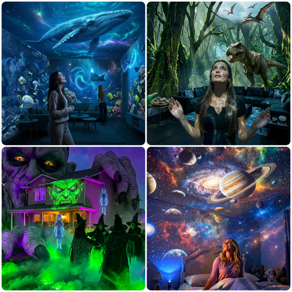 🌌 Immersive 5D Galaxy Ocean Projector – Explore Beyond Your Walls
