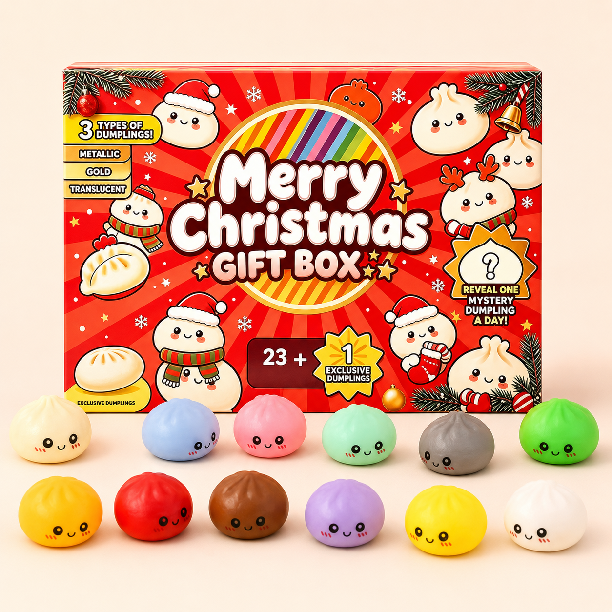 ✨ 24-Day Squishy Christmas Advent Calendar