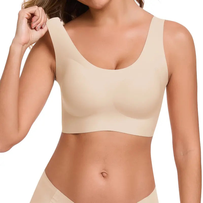 ⏰ LAST 3 HOURS: Seamless Wireless Bralette for Women | Full Coverage Smart Size Everyday Bra