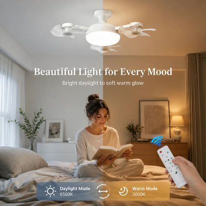 Ceiling Fan Light with Remote Control