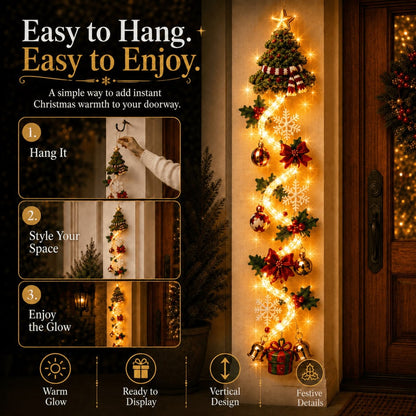 🎅Glowing Christmas Door Hanger