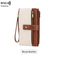 Brown & white