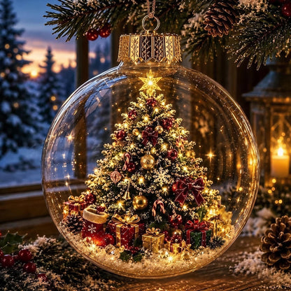 Glowing Mini Christmas Wonderland Ornament 🎄