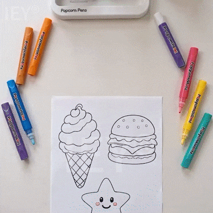 🔥🔥Last Day 50% OFF 🖍️🎁🔮Magic Pen – Draw 3D with one stroke!🎄 DIY Bubble Popcorn Drawing Pens🔥🪄