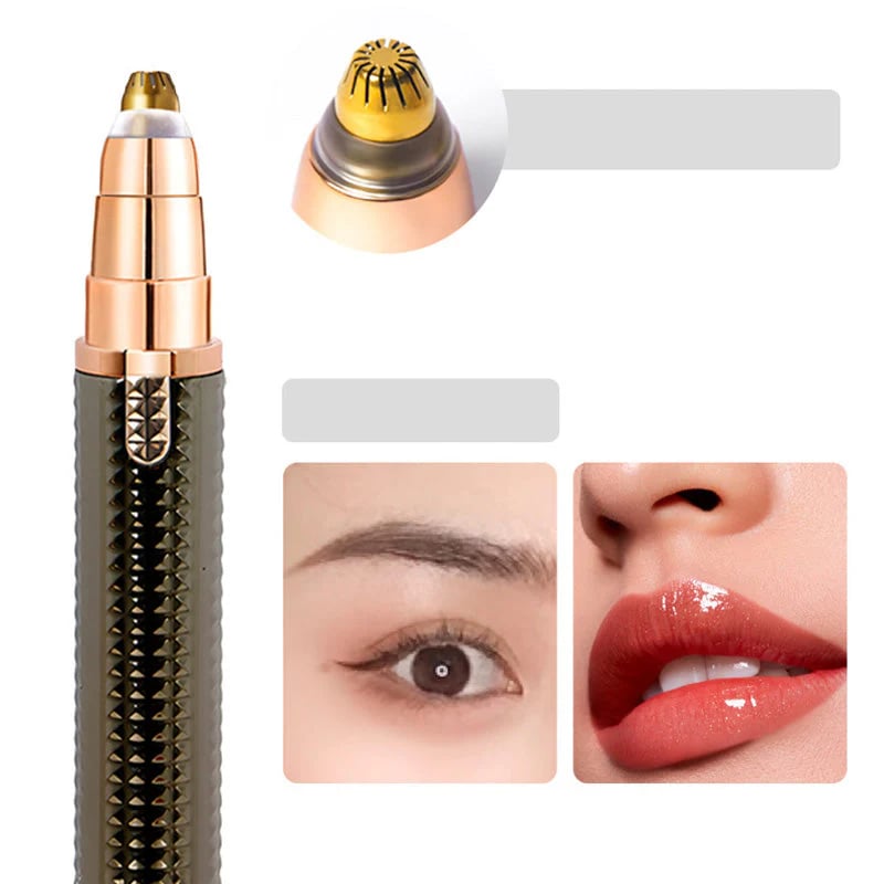 ✨ 50% OFF! 💇 Portable Electric Eyebrow Trimmer – Absolute Precision, 3 Interchangeable Heads & USB Rechargeable – Ideal for Eyebrows, Nose and Body 🪒💫