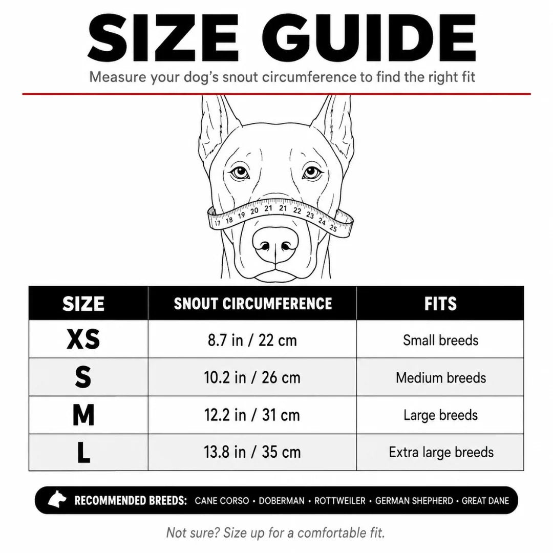 🎃 🐶Hell Hound Monster Muzzle