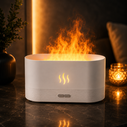 🔥 Limited-Time 50% OFF –🌙Turn Any Room Into a Cozy Retreat with the Flame Aroma Diffuser