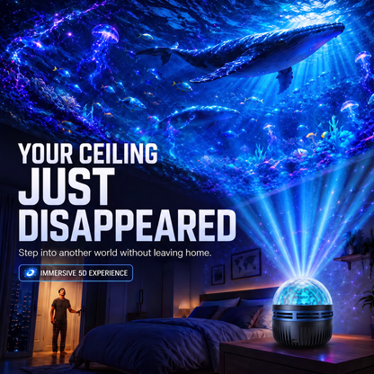 🔥Last Day 50% OFF🎁 - 360° Smart Holographic Starry Sky Projector (HD Smart Dynamic 5D)