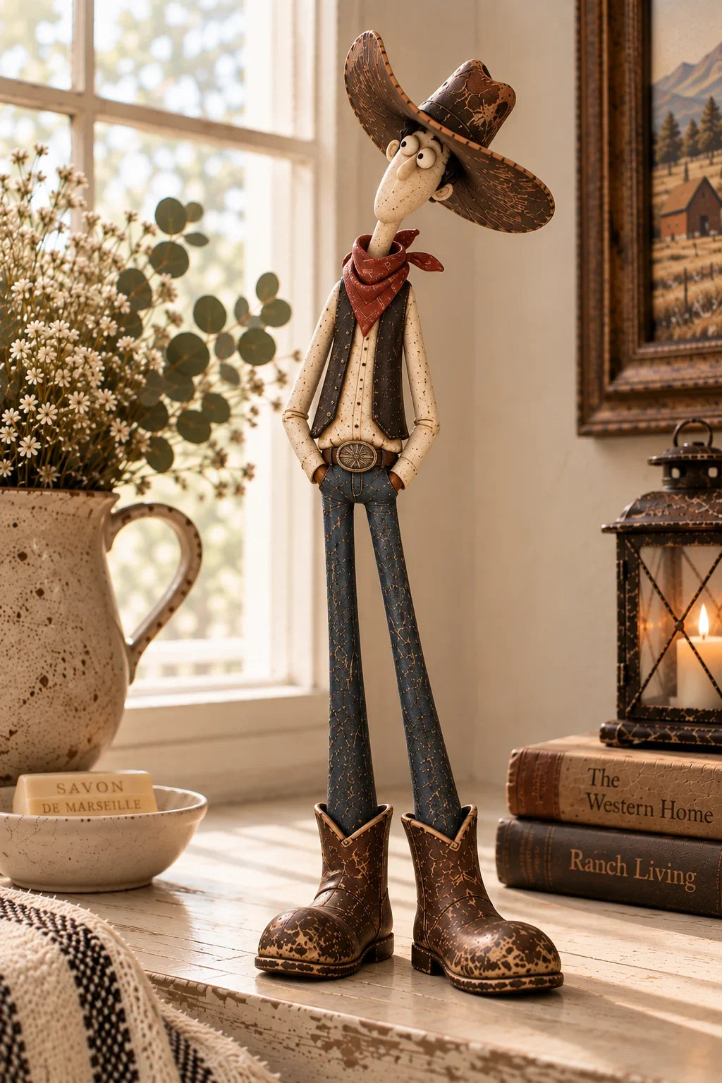 🤠🐴 Meet the Wild West’s Most Adorably Odd Duo! ✨