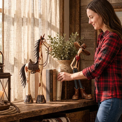 🤠🐴 Meet the Wild West’s Most Adorably Odd Duo! ✨