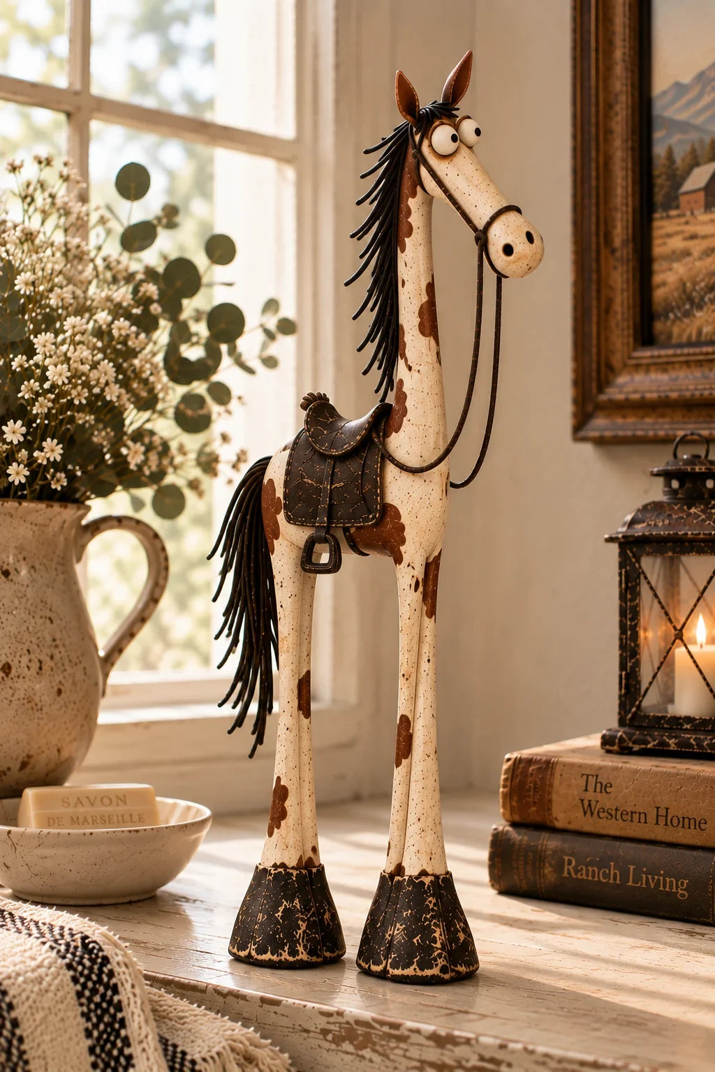 🤠🐴 Meet the Wild West’s Most Adorably Odd Duo! ✨
