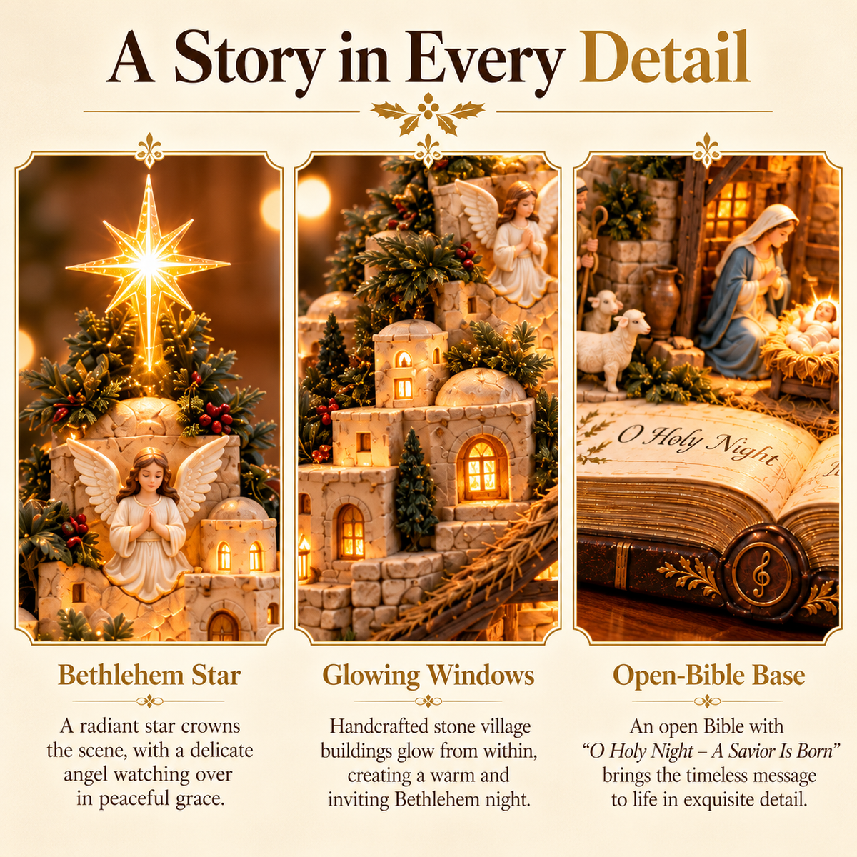 🎄 Last Day 50% OFF ✝️Bethlehem Star of Faith Christmas Tree Light