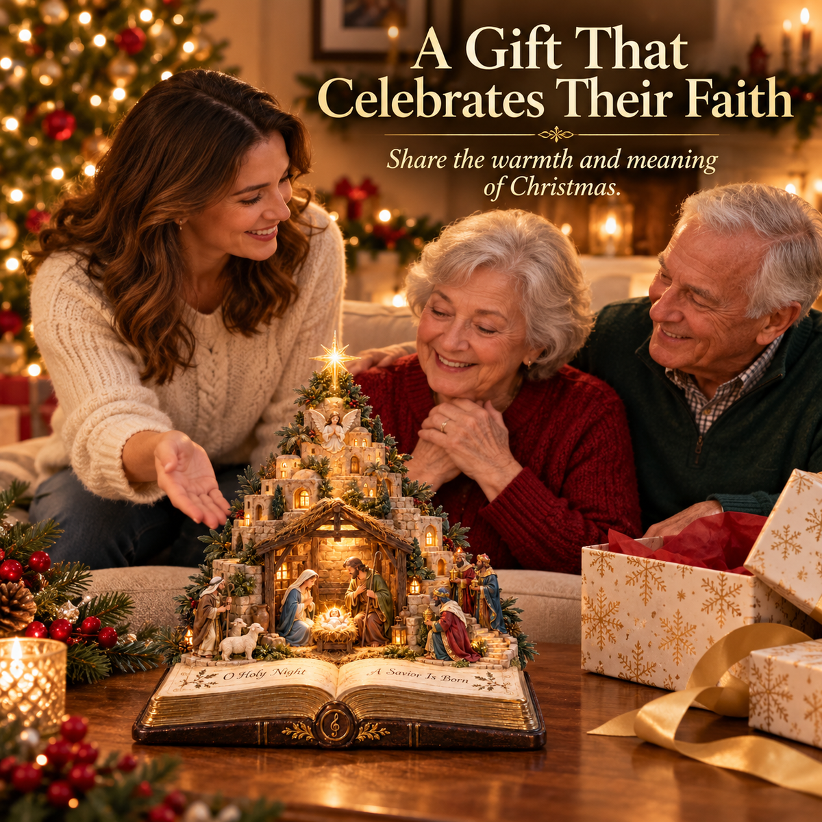 🎄 Last Day 50% OFF ✝️Bethlehem Star of Faith Christmas Tree Light
