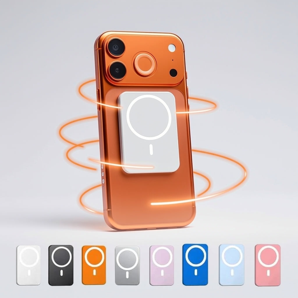 🔋🔋🔋 Magnetic Wireless Power Bank for iPhone – 5000mAh